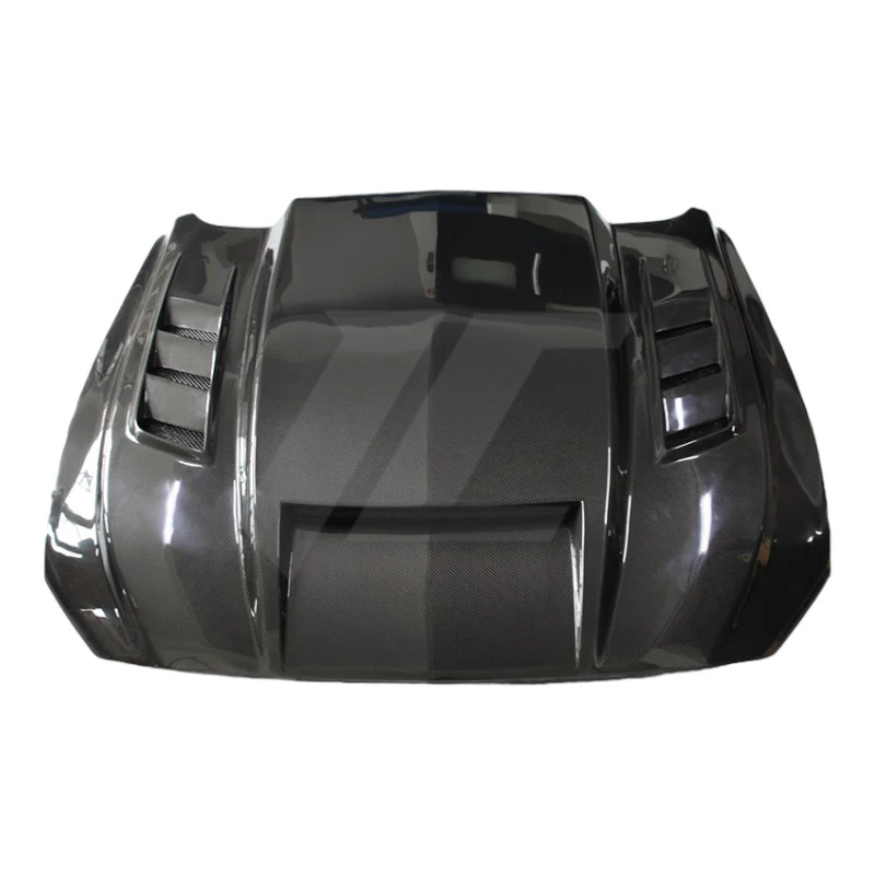 003 Style Carbon Fiber Fibre Front Bonnet Engine Hood For Ford Mustang 2018-2023