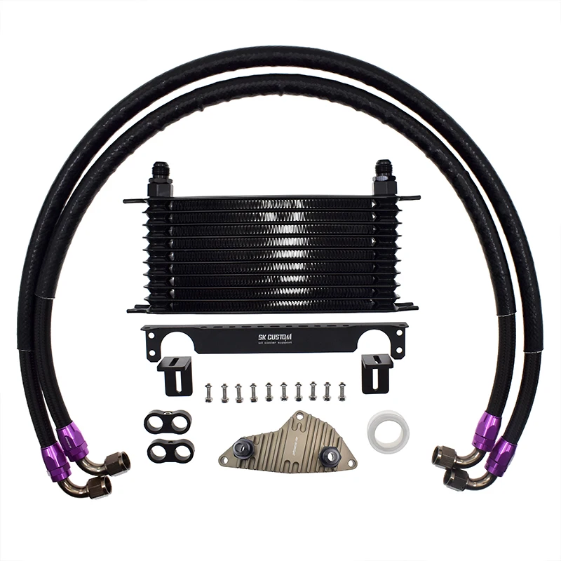 10 Row Engine Oil Cooling Radiator Kit For Bmw N54 N55 Cooling Radiator Kit