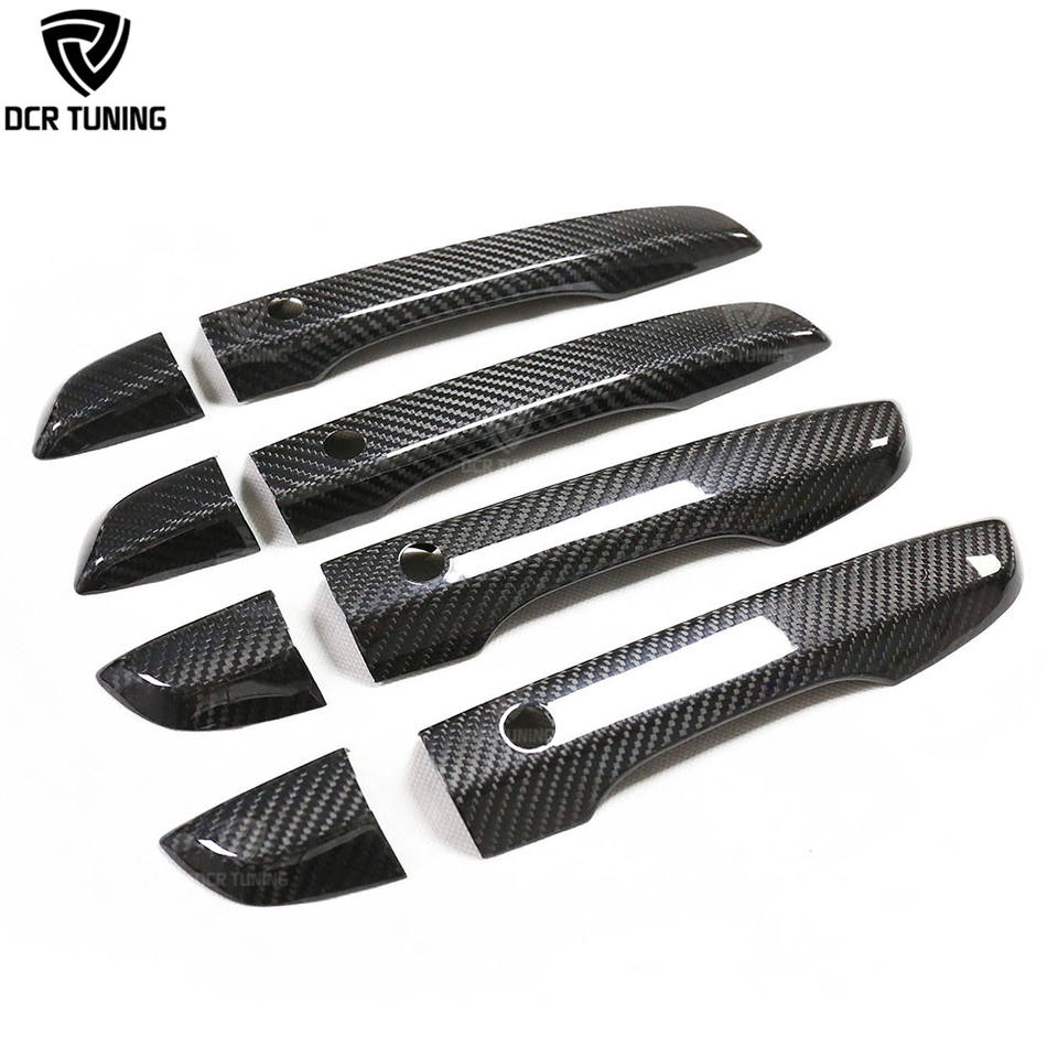10th Gen Honda Civic (X) Carbon Fiber Door Handle Covers - Keyless Entry | Handle Overlays & Handle Trim