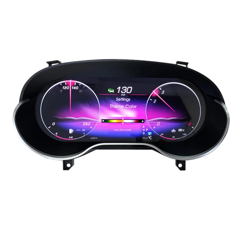 12.3 Inch Auto Meter Car Instrument Digital Cluster For Mercedes Benz A-class Gla Cla W176 X156