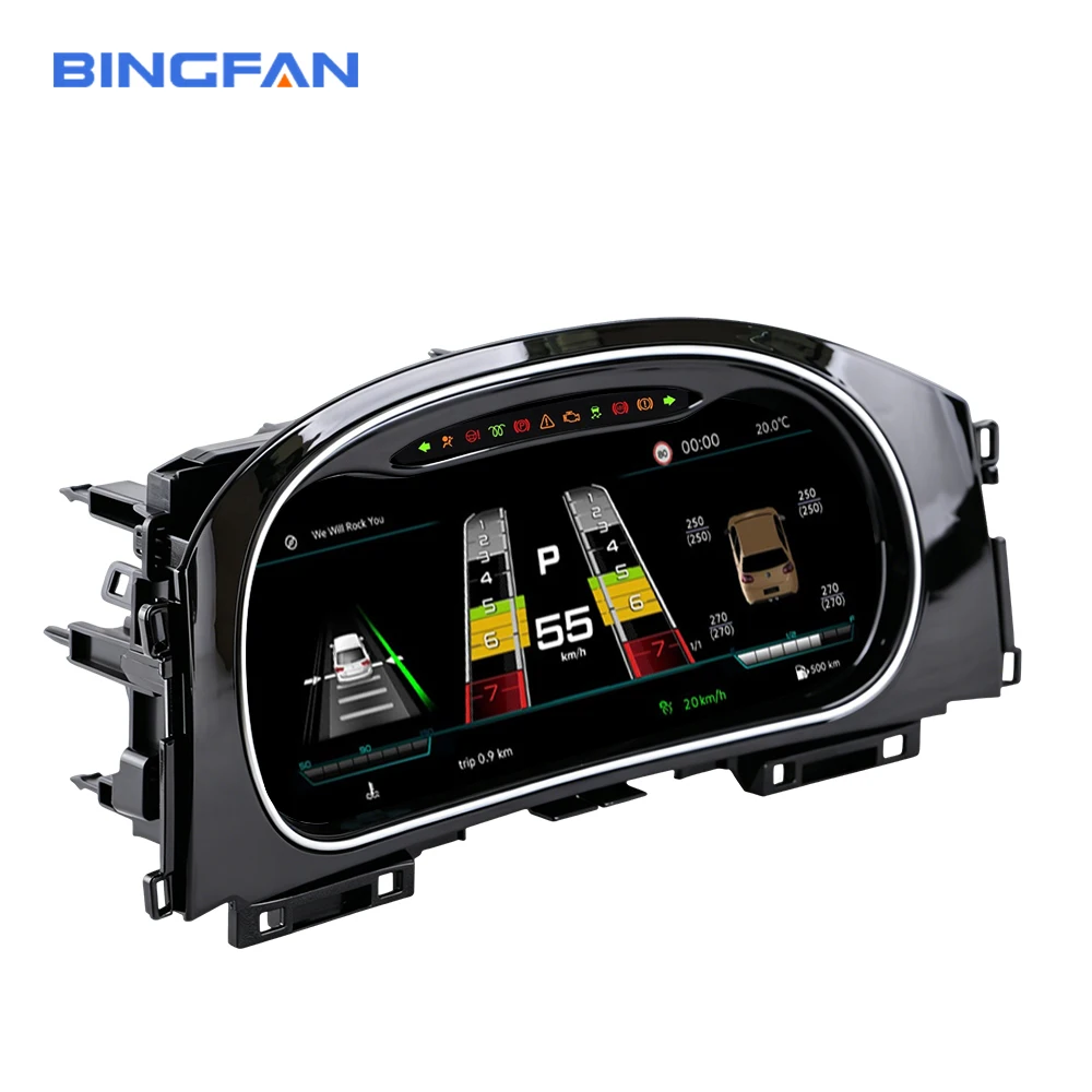 12.3 Inch Lcd Screen Virtual Cockpit Speedometer Digital Instrument Cluster Auto Dashboard