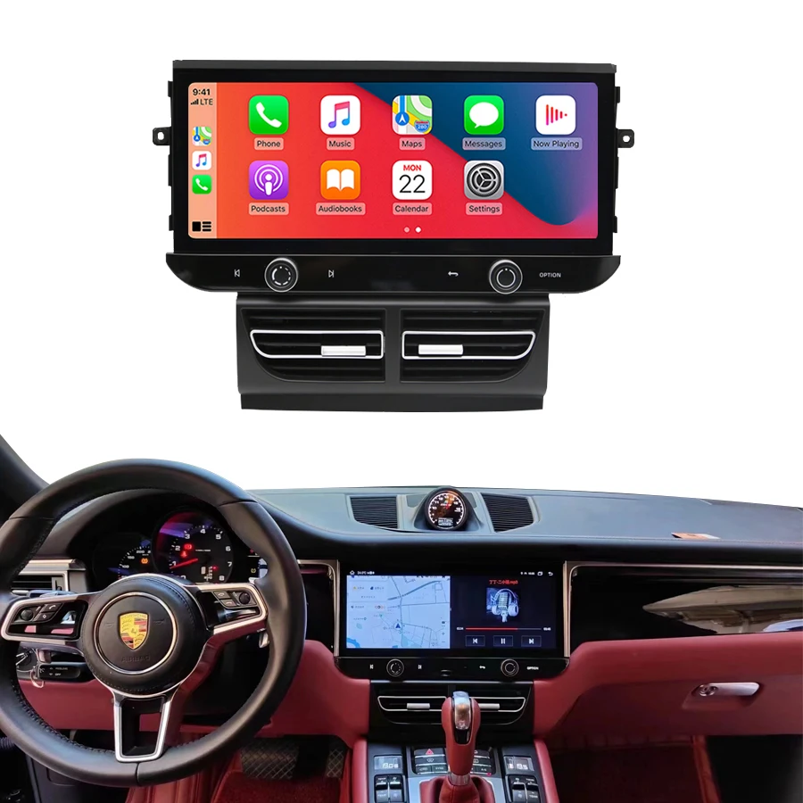 12.3 Inch Upgrade Head Unit Android Screen For Porsche Macan 2014-2016 Gps Carplay Multimedia Player