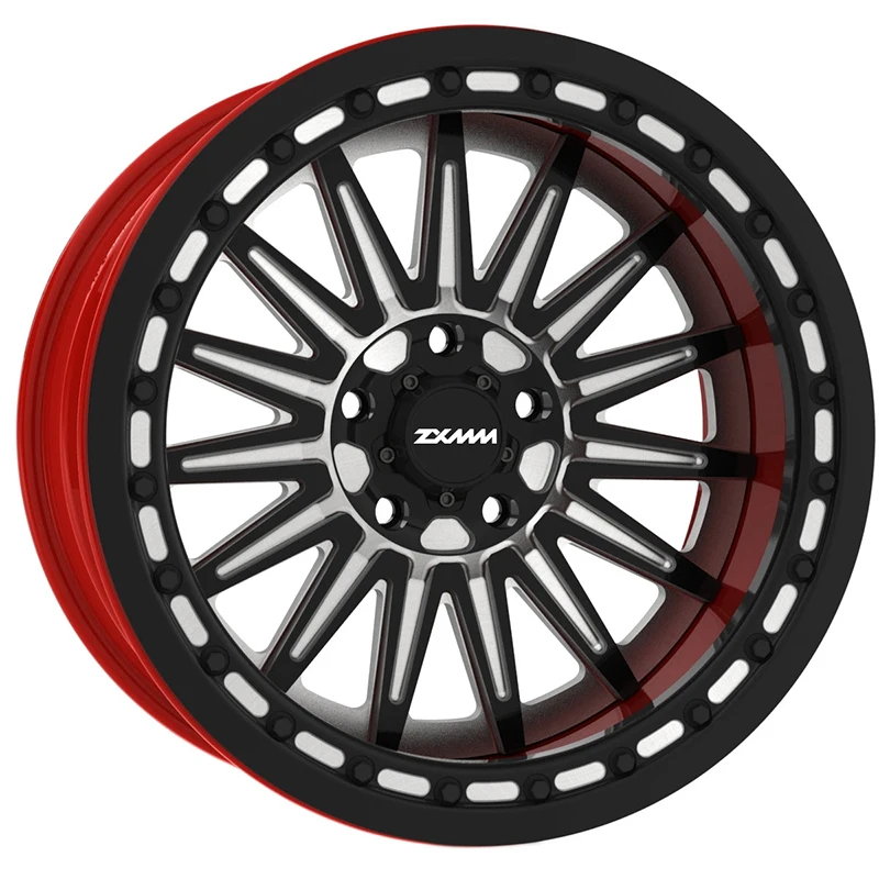 15 17 18 Inch Atv&utv 4x4 Beadlock Rim 5x114.3 5x139.7 6x139.7 5x130 5x120 Forged Wheels