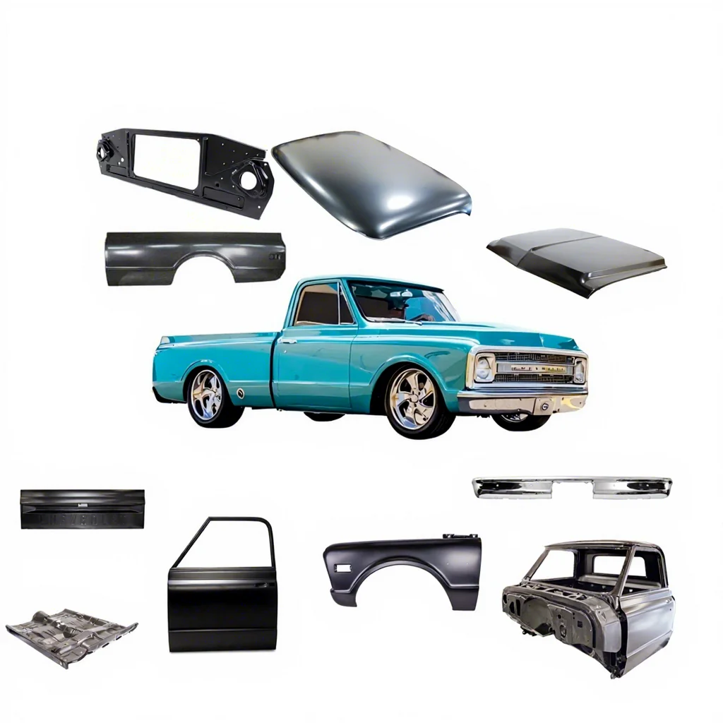 1966-1968-1972 Chevrolet Chevy C10 C20 C30 C40 C50 Gmc K5 Blazer Door,Hood,Fender,Tailgate.cab Body Shell Car Body Parts