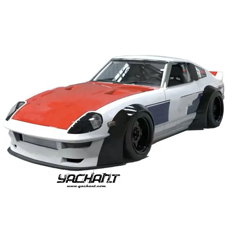 1979-1983 Datsun 280zx (s130) Body Kit Fiber Glass Pd Rb Style Front Rear Bumper Lip Splitter Side Skirts Fender Spoiler Wing