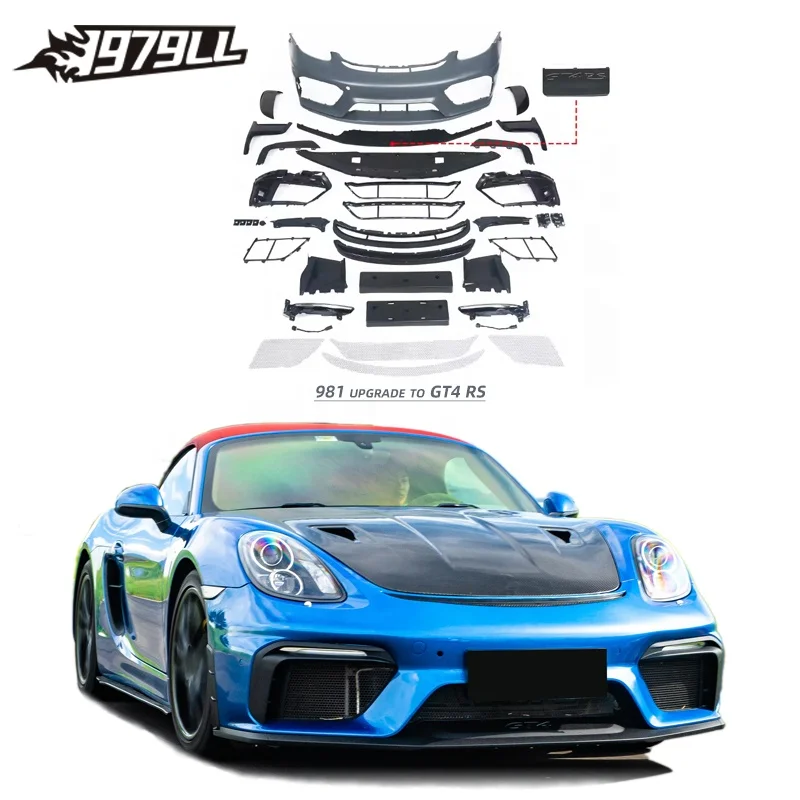 [1979ll] Car Bodykit 2013 2014 2015 981 Front Bumper Upgrade To Gt4rs Spyder Body Kits For Porsche