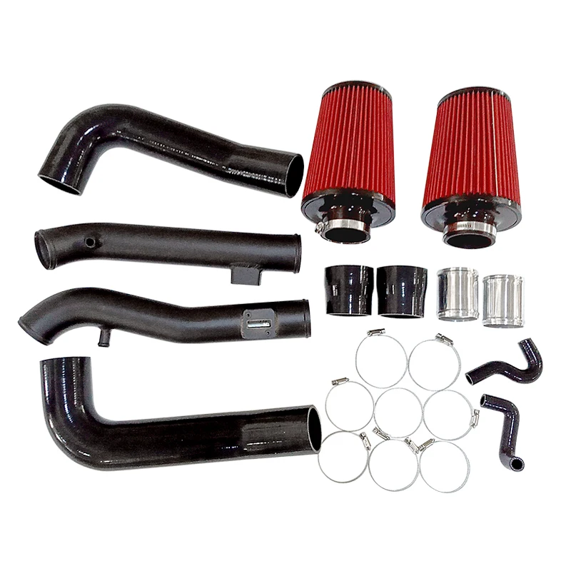 2.5inch Cold Air Intake Kit For Nissan Infiniti 370z G37 Q60 With Silicone Hose Side Pcv Breather Hose Set