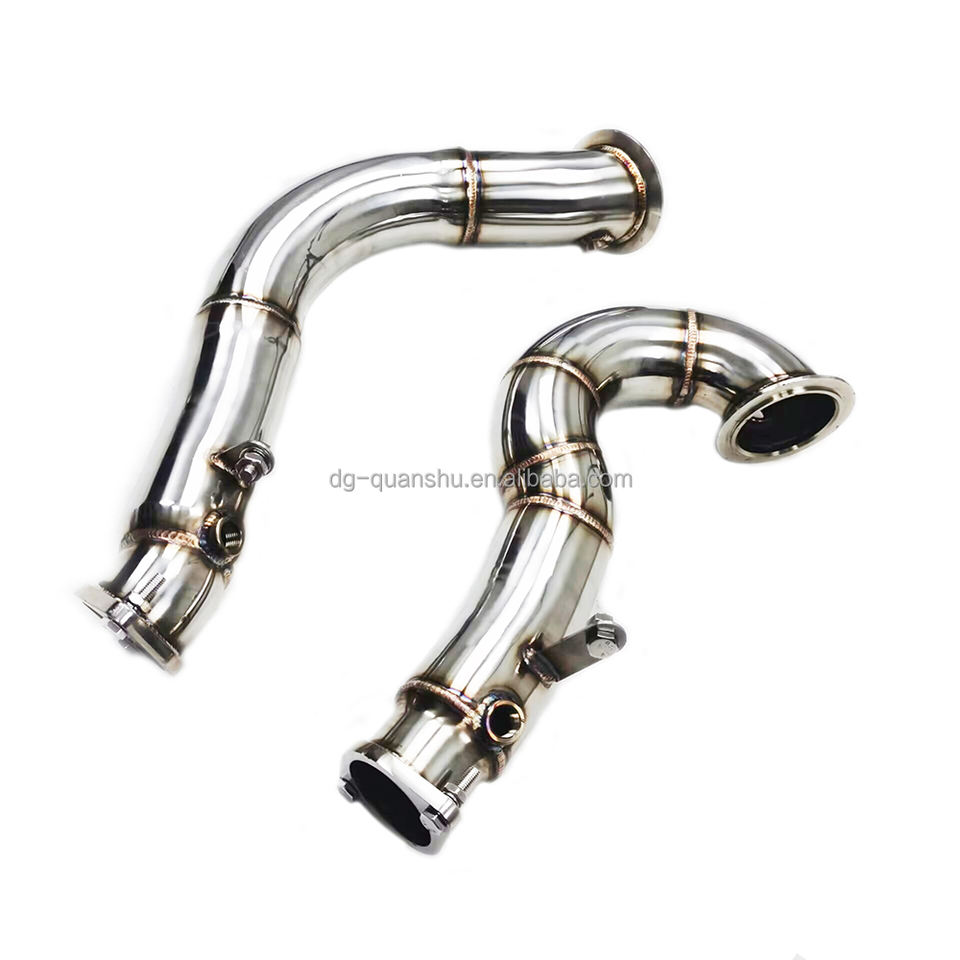 2011-2013 E82/E88/E90-E93 BMW 135i/1M/335i/335is N54 High-Flow Downpipe - 3 Inch/76mm | N54 DP & Downpipe