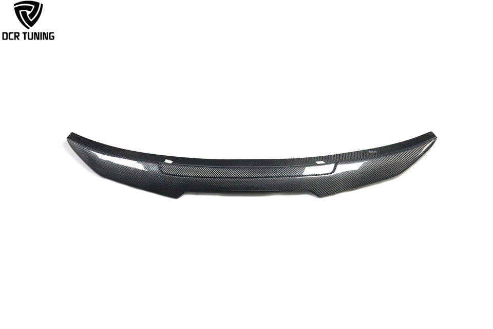 2013-2016 B8.5 Audi A4 Sedan Carbon Fiber Trunk Lip Spoiler - PSM Style, Highkick Duckbill | Ducktail & Deck Spoiler — photo 3