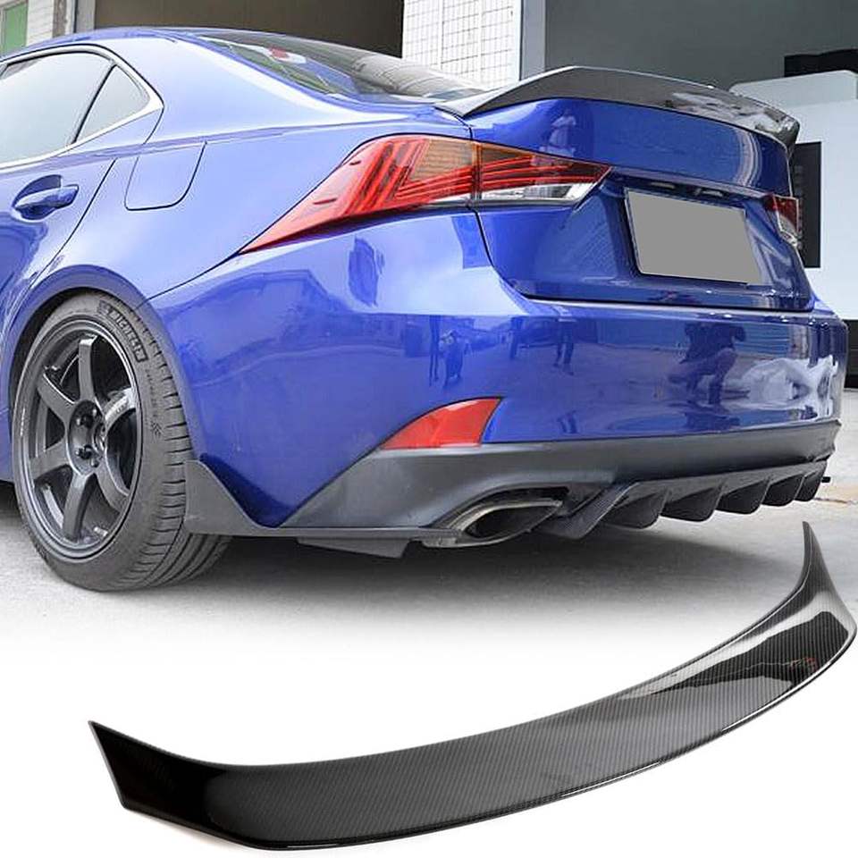 2014-2020 Lexus IS/IS250/IS300/IS350 Dry Carbon Fiber Rear Trunk Spoiler | Ducktail & Deck Spoiler — photo 2