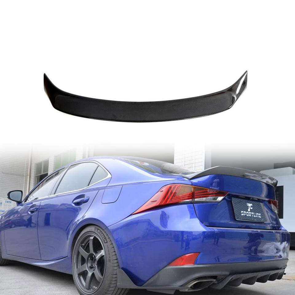 2014-2020 Lexus IS/IS250/IS300/IS350 Dry Carbon Fiber Rear Trunk Spoiler | Ducktail & Deck Spoiler