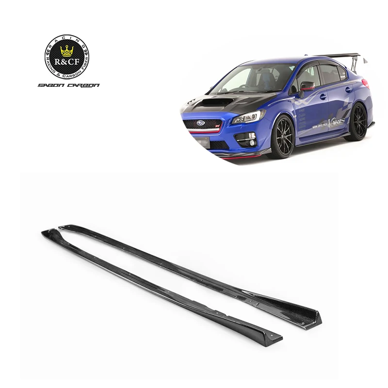 2015-18 Wrx Sti-p Vab Side Skirts Va Style Carbon Fiber Side Skirts For Subaru Wrx Sti