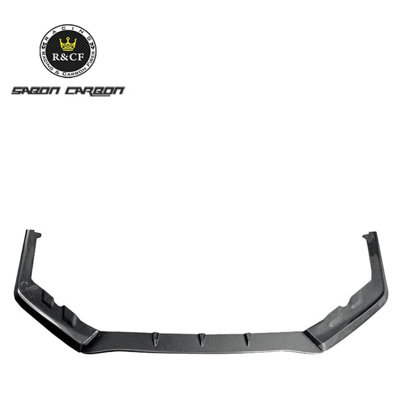 2015-2020 Subaru WRX Carbon Fiber Front Lip Splitter - MP Style, 3-Piece | Front Lip & Chin Spoiler β photo 2