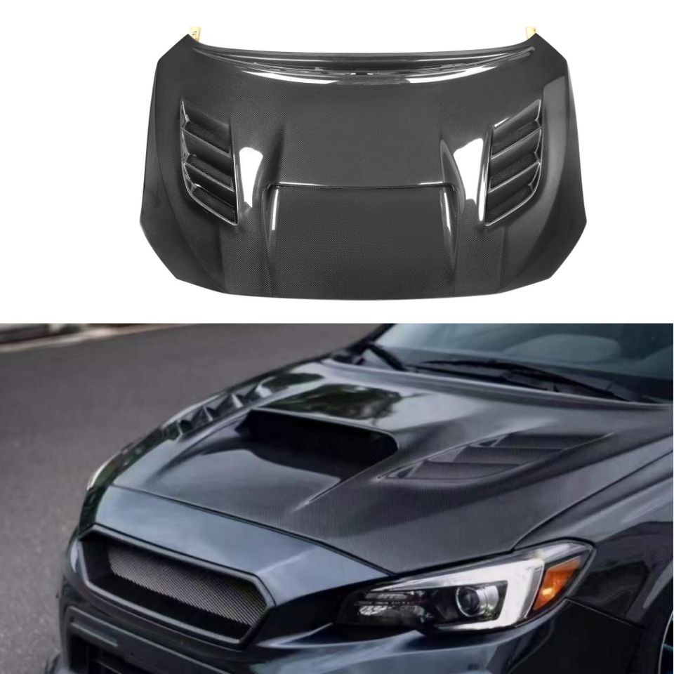 2015-2021 VA Subaru Impreza WRX/STI Carbon Fiber Hood - Real Carbon | Carbon Hood & Bonnet β photo 2