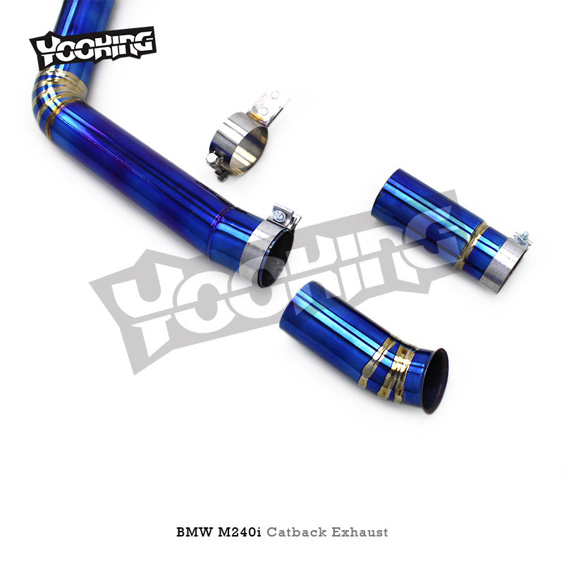 2017-2023 F22/G42 BMW M240/M240i 3.0T Titanium Cat-Back Exhaust System | Ti Catback & Full-Send Exhaust — photo 2