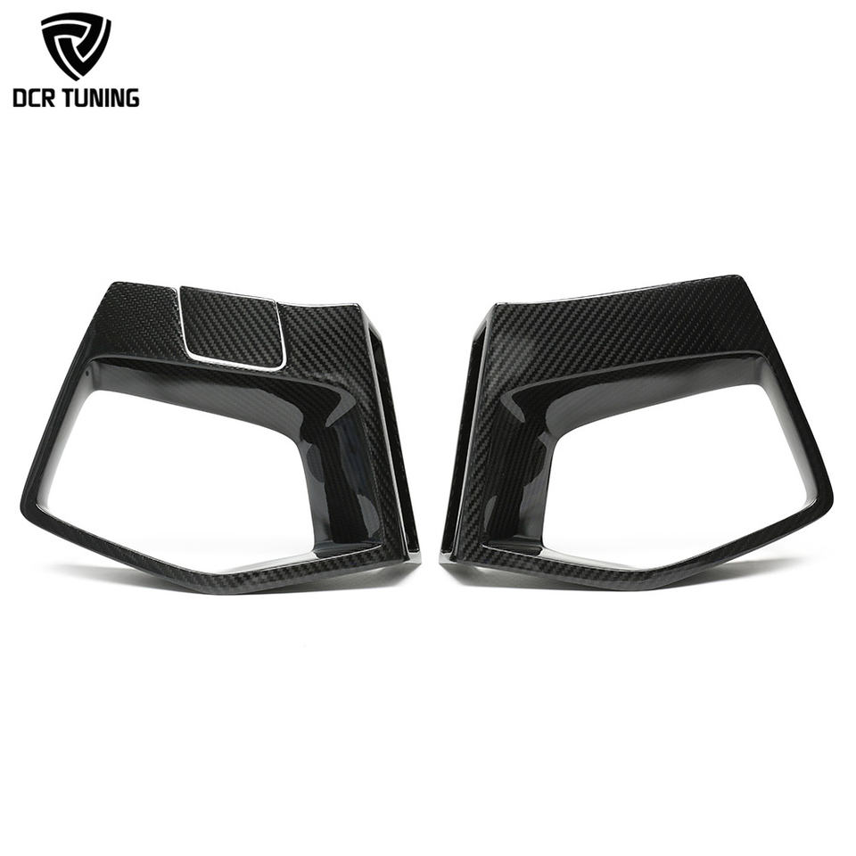 2022+ F97/F98 BMW X3M/X4M Dry Carbon Fiber Front Bumper Air Duct Trim - 5-Piece | Bumper Vents & Inlet Trims — photo 4