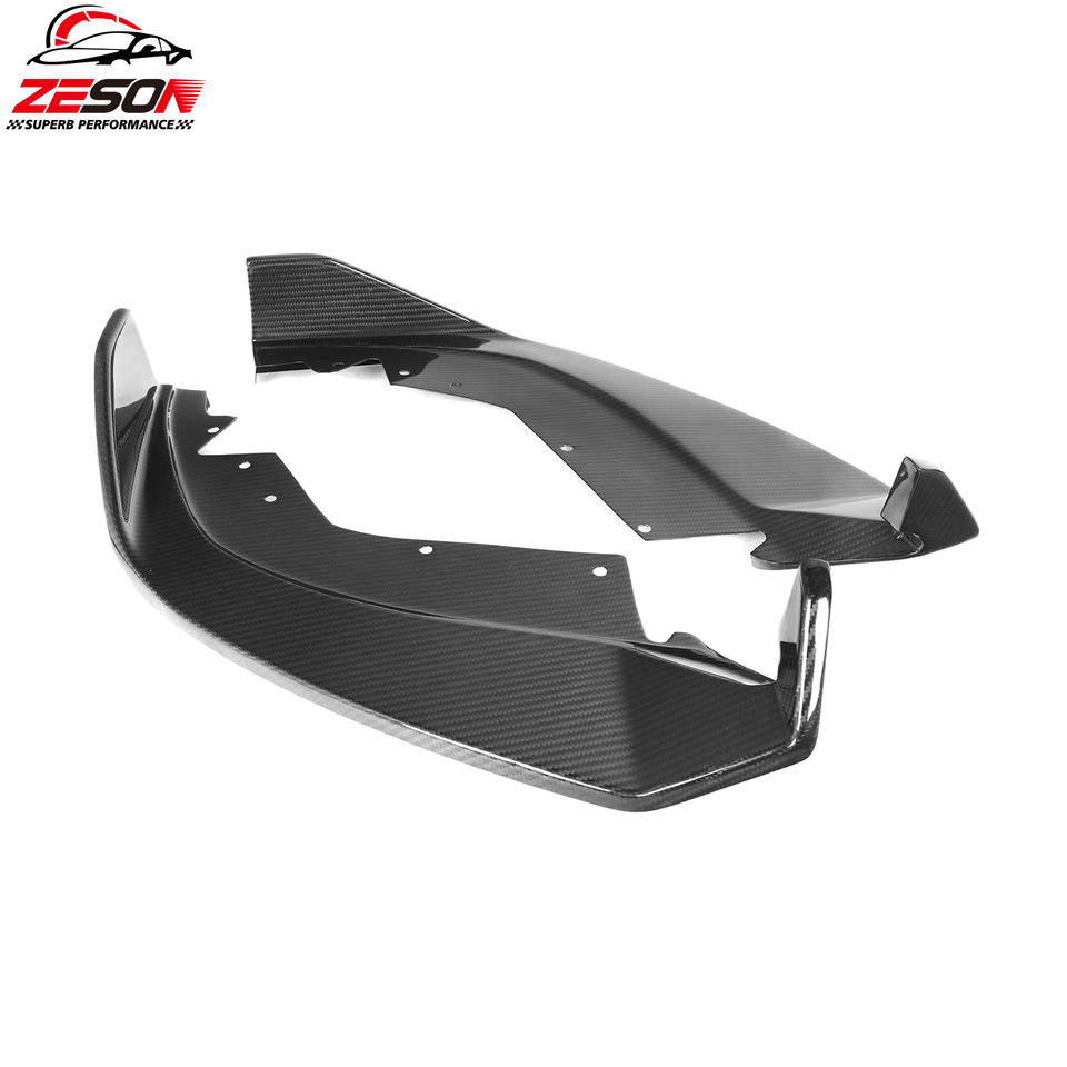 2023-2026 G20/G28 BMW 3 Series LCI (330i/M340i M Sport) Carbon Fiber Front Lip - AD Style | Splitter & Chin Spoiler โ photo 4
