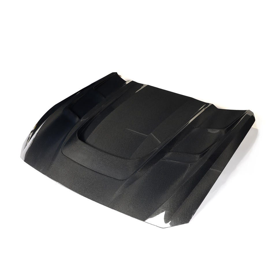 2024+ S650 Ford Mustang GT Carbon Fiber Hood - Lightweight, OEM Fit | Carbon Hood & Bonnet — photo 2