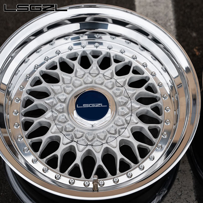 3-pieces High Polishing Passenger Car Forged 20 22 Wheels 5x114.3 5x112 5x130 for Brand Car Wheels for Mercedes Bmw Rr Benz