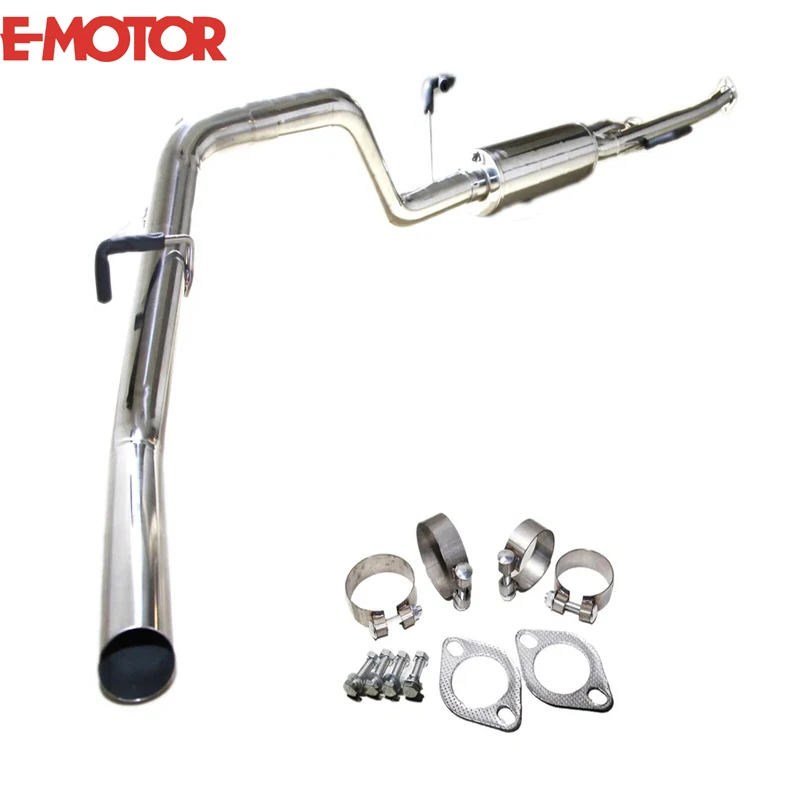 3" Ss Catback Exhaust For 09-21 Toyota Tundra Crew Cab 4.6l 5.7l V8 No Tip