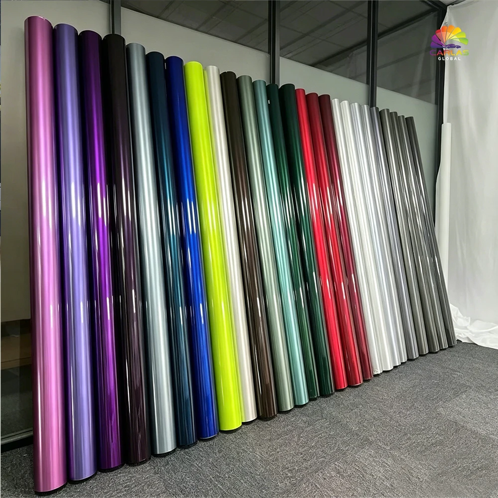 300+ Color Options 1.52*16m High-gloss Heat-activated Tpu Ppf Car Wrap Scratch-resistant Water-repellent Paint Protection Film