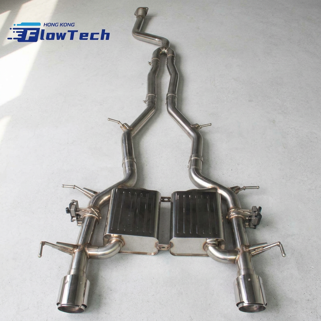 Stainless Steel High Performance Catback for Cadillac ATS with Muffler Valve System