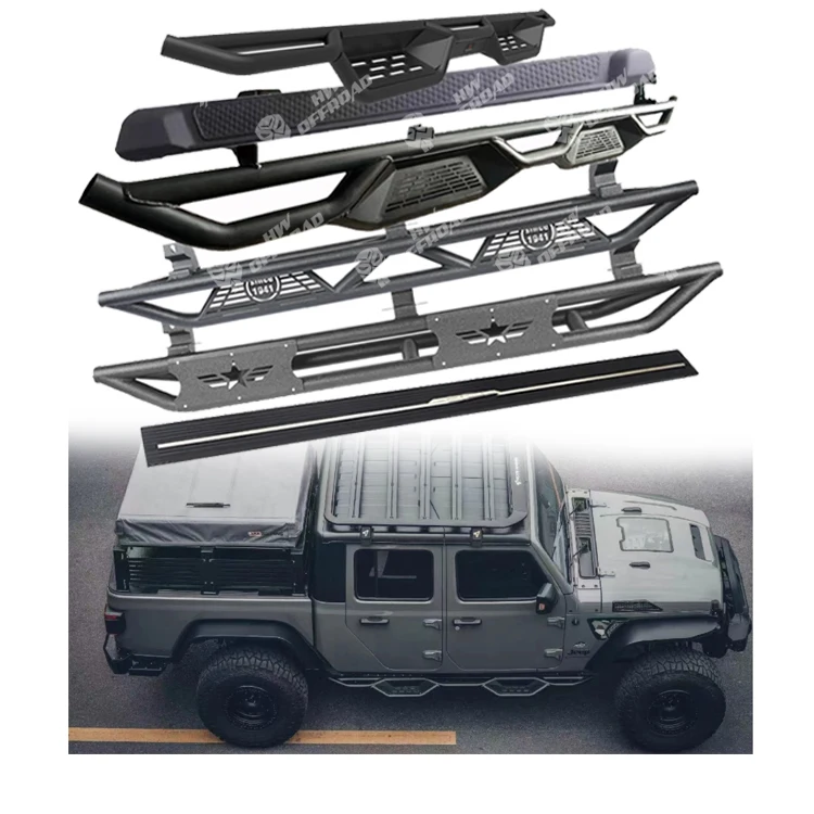 4x4 Power Step Running Board Nerf Bar Electric Oe Style Side Step Door Step For Gladiator Jt 2018 2019 2022