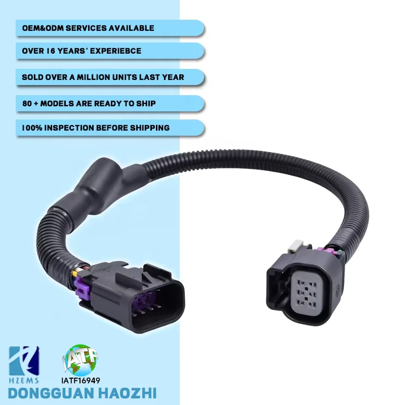 8 Pin To 6 Pin Throttle Body X-link Adapter Module Wiring Harness For Gen Iii/iv Ls Engine 25383922 25379713 12575384 12580420