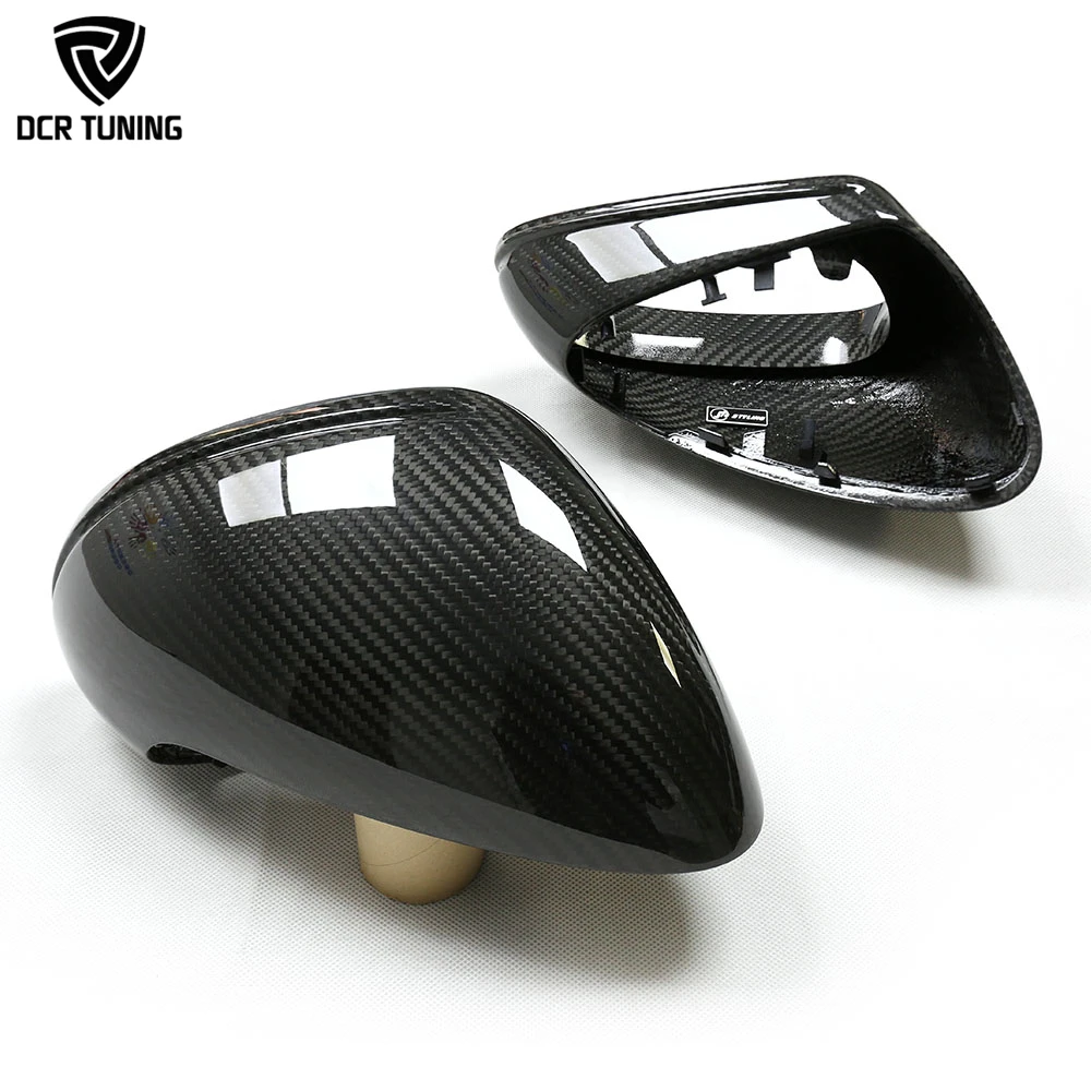 981 Dry Carbon Fiber Mirror Cover For Porsche 911 981 Cayman Boxster 991.1 Car Mirror Casing