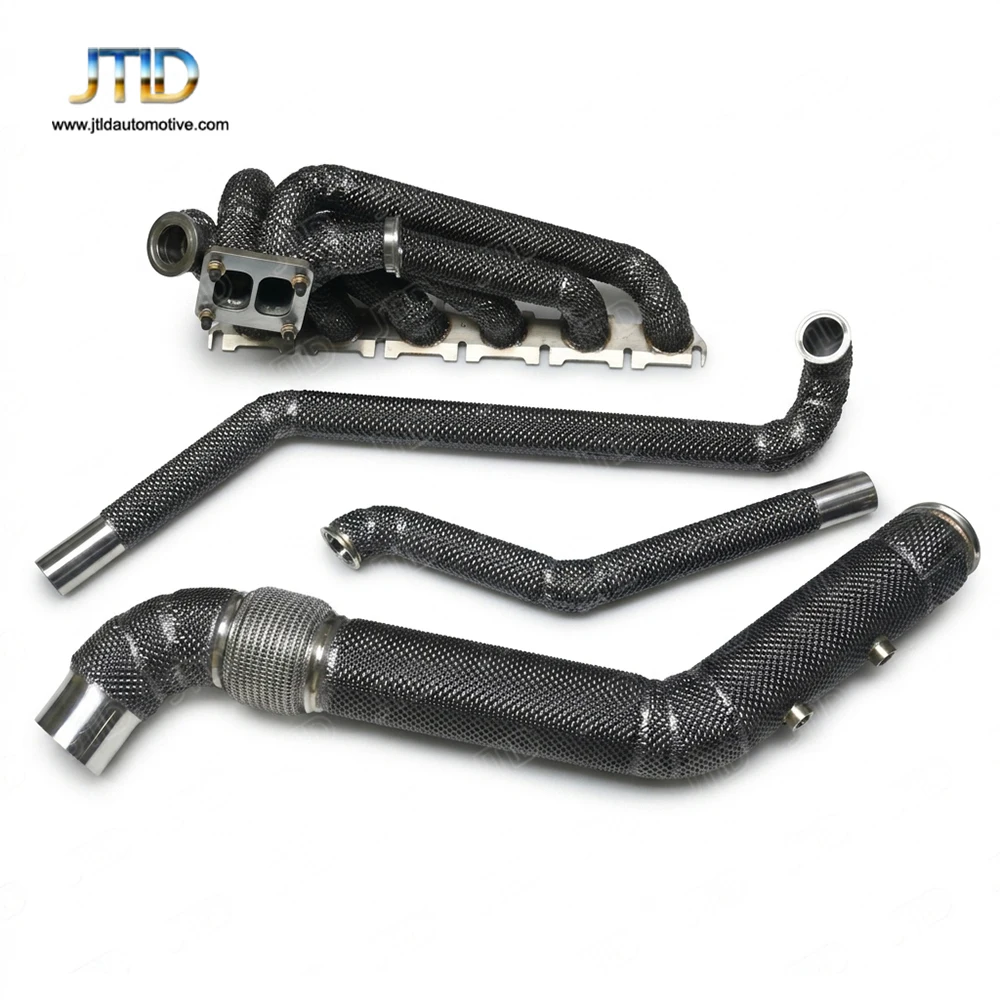 Advanced Thermal Insulated S58 Downpipe Manifold For Bmw G80 M3 G82 M4 3.0t Twin Turbo Precision