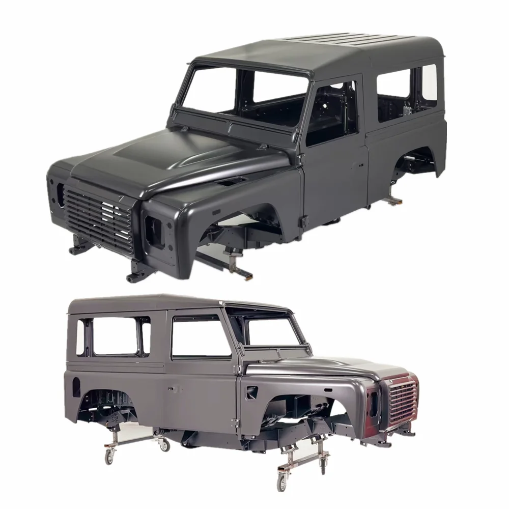 Aluminium Painted Car Body For Land Rover Defender 90 Td4 Puma Car Body Shell Cab Cabin Car Body Parts