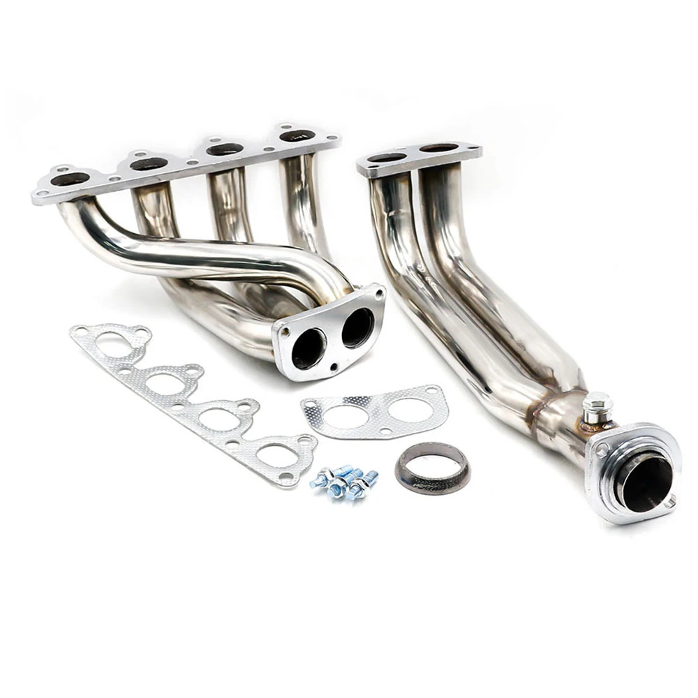 Auso Stainless Exhaust Manifold Header For 88-00 Honda Civic D-series Ej/eg/eh/ek D15