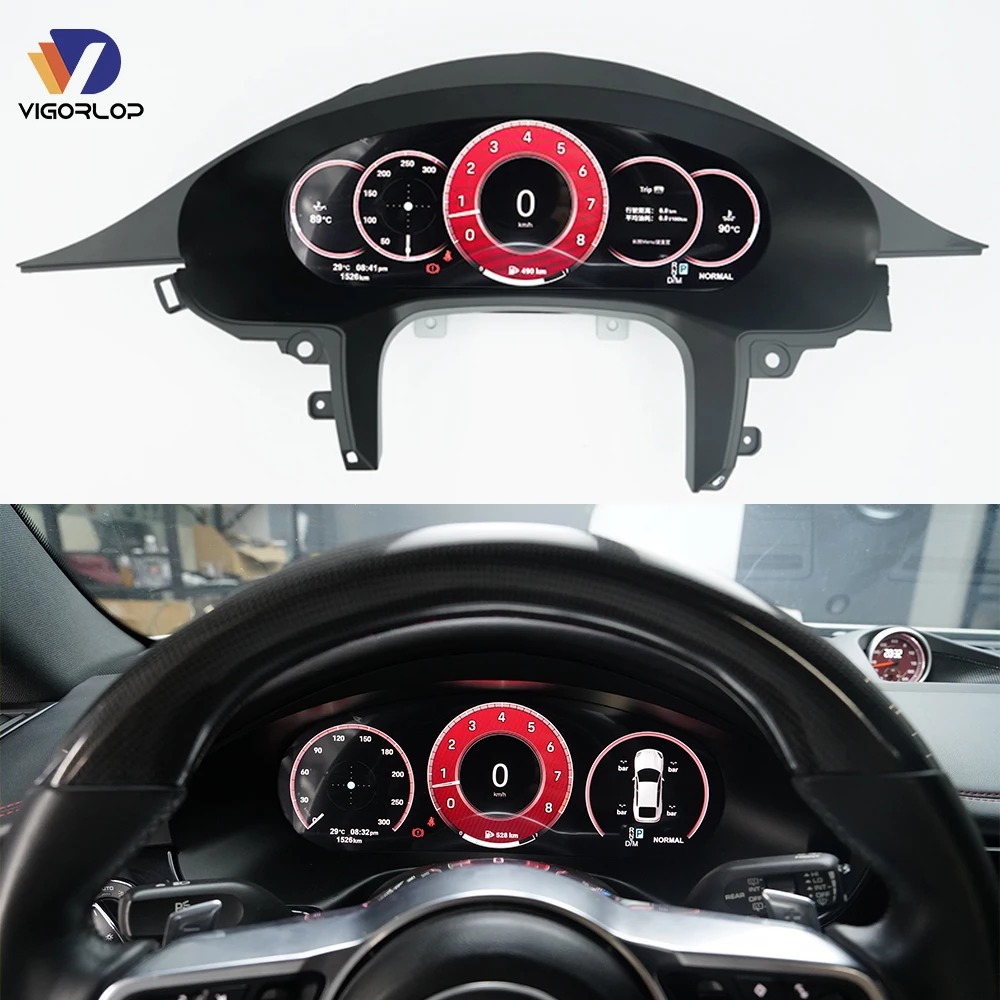 Auto Meter Lcd Instrument Panel Display Screen Car Digital Dashboard Speedometer For Porsche Panamera 970 2010-2016