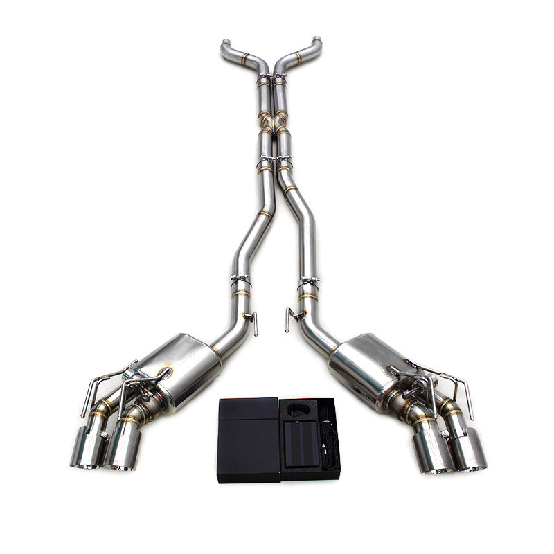 Auto Sound Exhaust Catback for Chevrolet Camaro SS 6.2L 2010-2017 Valved Muffler Exhaust With Remote Control Unit
