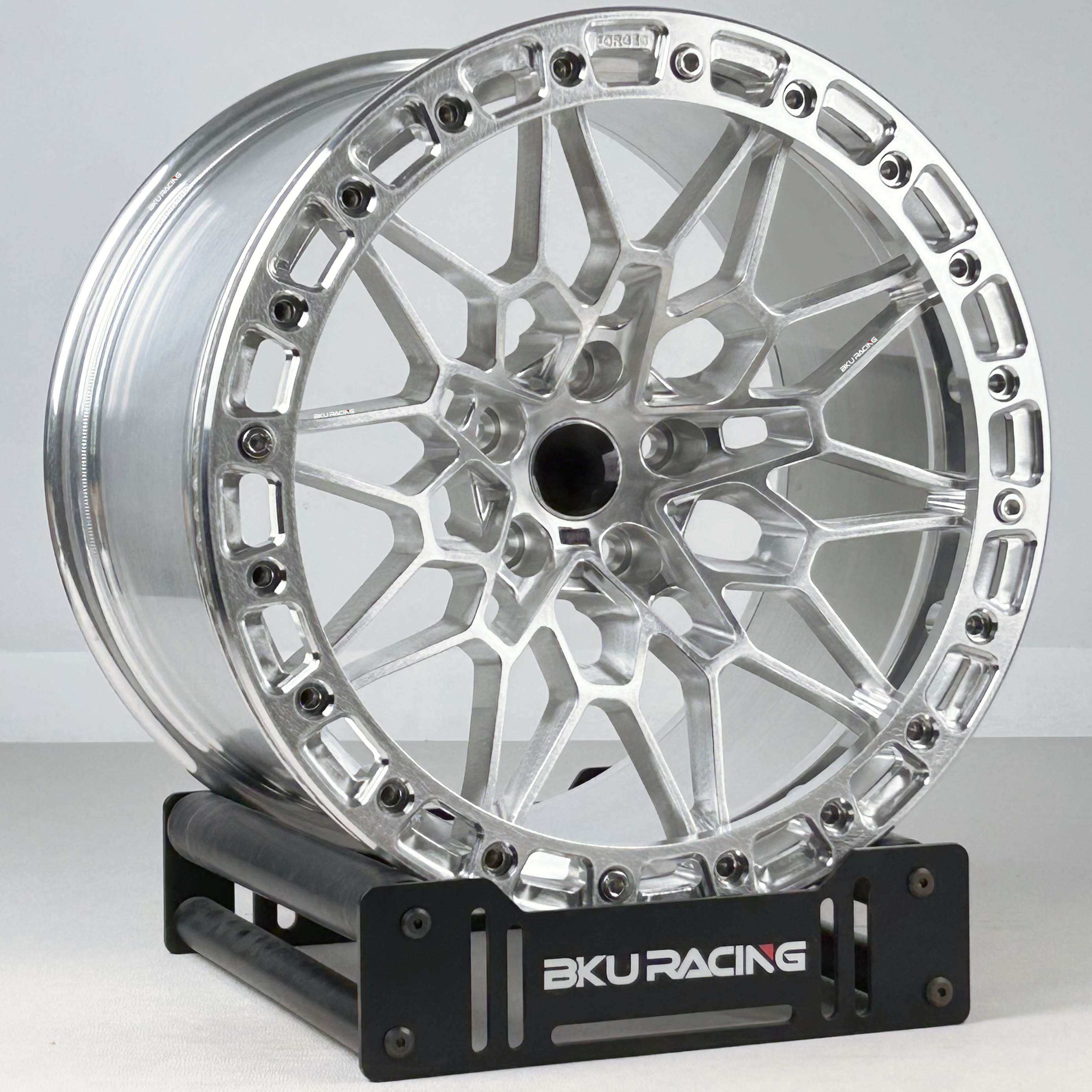 Bku 826m Real Forged Beadlock Drag Wheels 5x112 for BMW M3 M4 F30 F80 G20 G22 G80 G82 17 18 19 Inch Rims Concave Racing Wheels