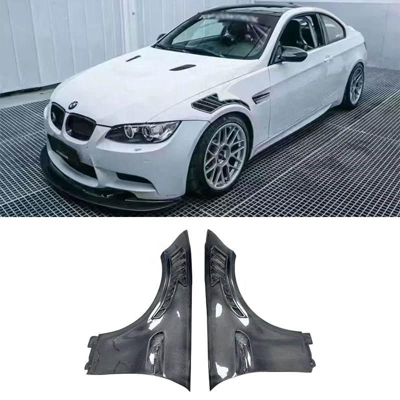 Bmw 3 Series E92/e93 2009-2013 Rs Style Carbon Fiber Side Fenders High Performance Real Carbon