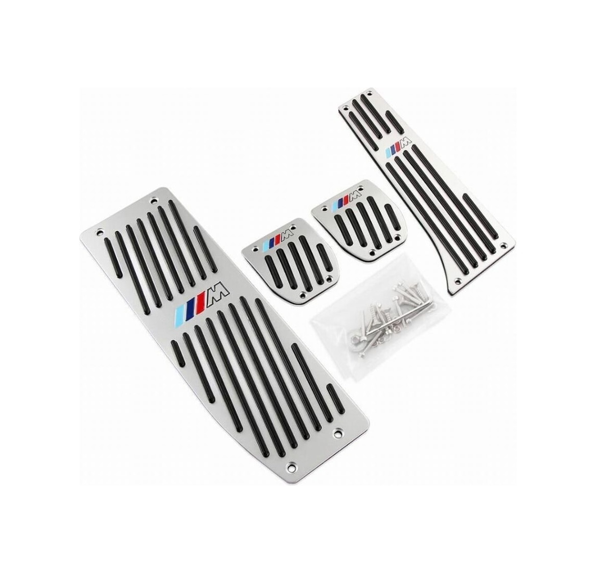 BMW G-Chassis (2/3/4/5/7, X3-X7, iX, Z4) Steel Sport Pedal Set - Accelerator, Brake & Footrest, Anti-Slip | Pedal Covers & Sport Pedals — photo 3