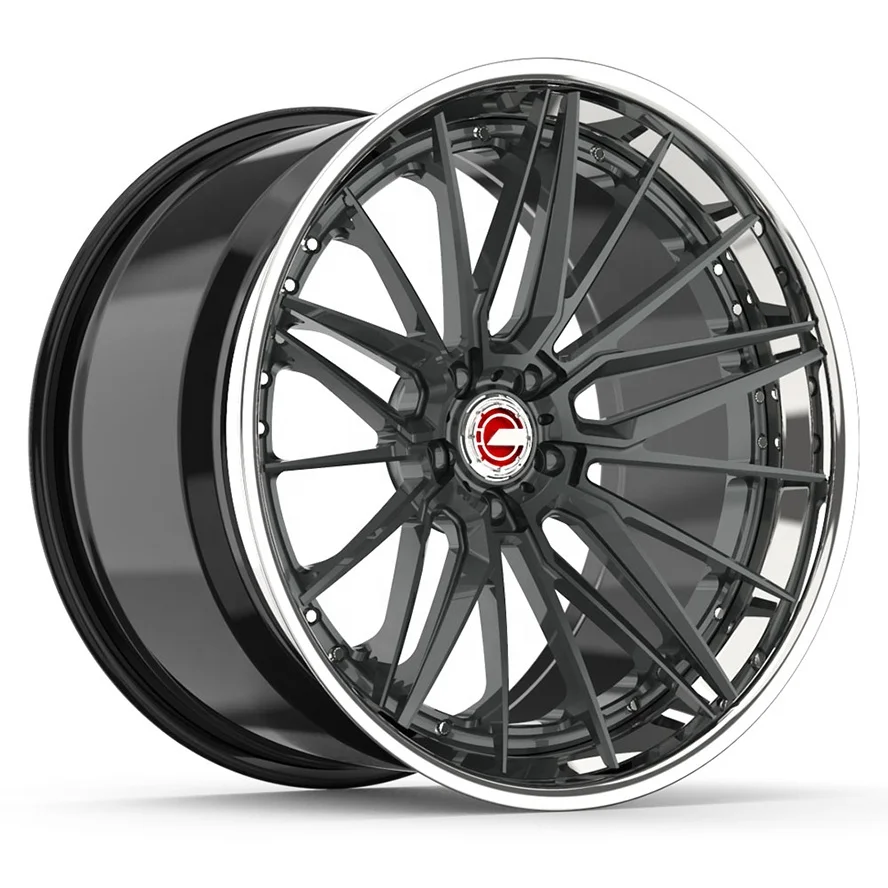 Brand New Design 3-piece Forged Custom Alloy Car Wheel Rims 18-24 Inch 35/40/30/25mm 100mm Aluminum