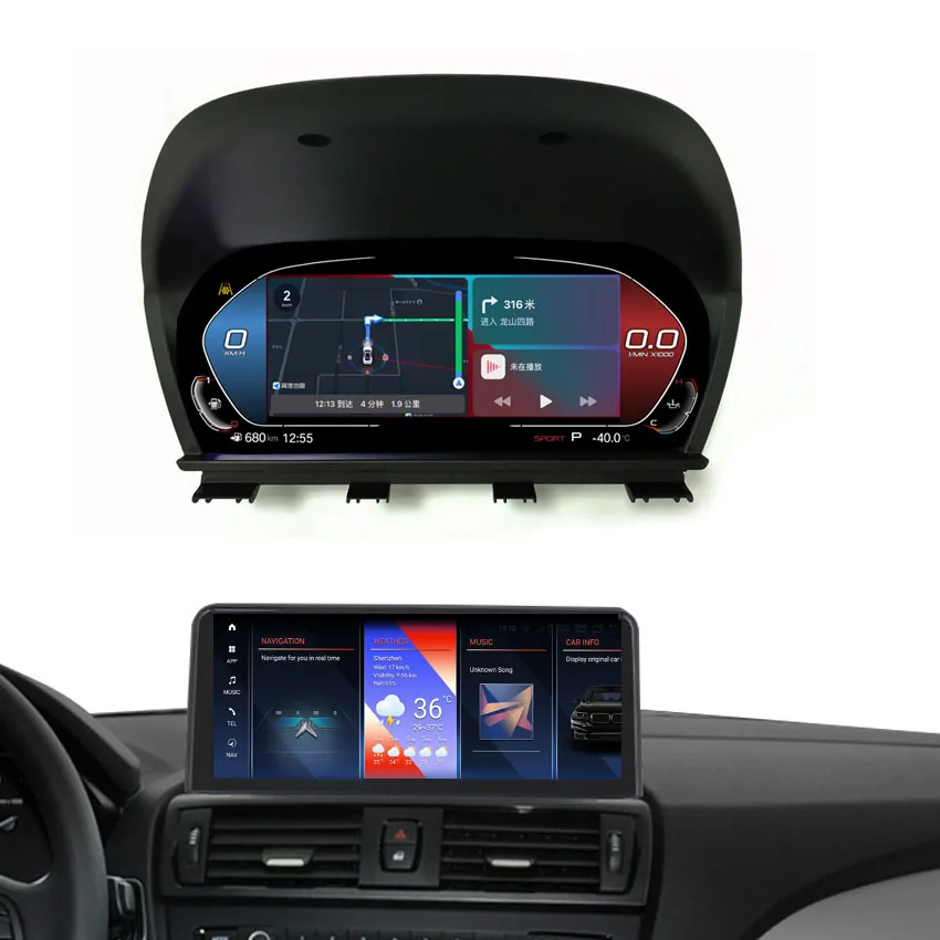 Car Accessories For Bmw 1 Series F20 F21 Android 14 Touch Screen Gps Navigation System With Digital