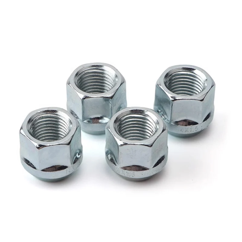 Car Alloy Wheels Nuts Bolts Screws Silver Width 19mm Length 12/16/21mm M12x1.5 12x1.25 14x1.5 Car Wheel Lug Nuts Bolts Screw