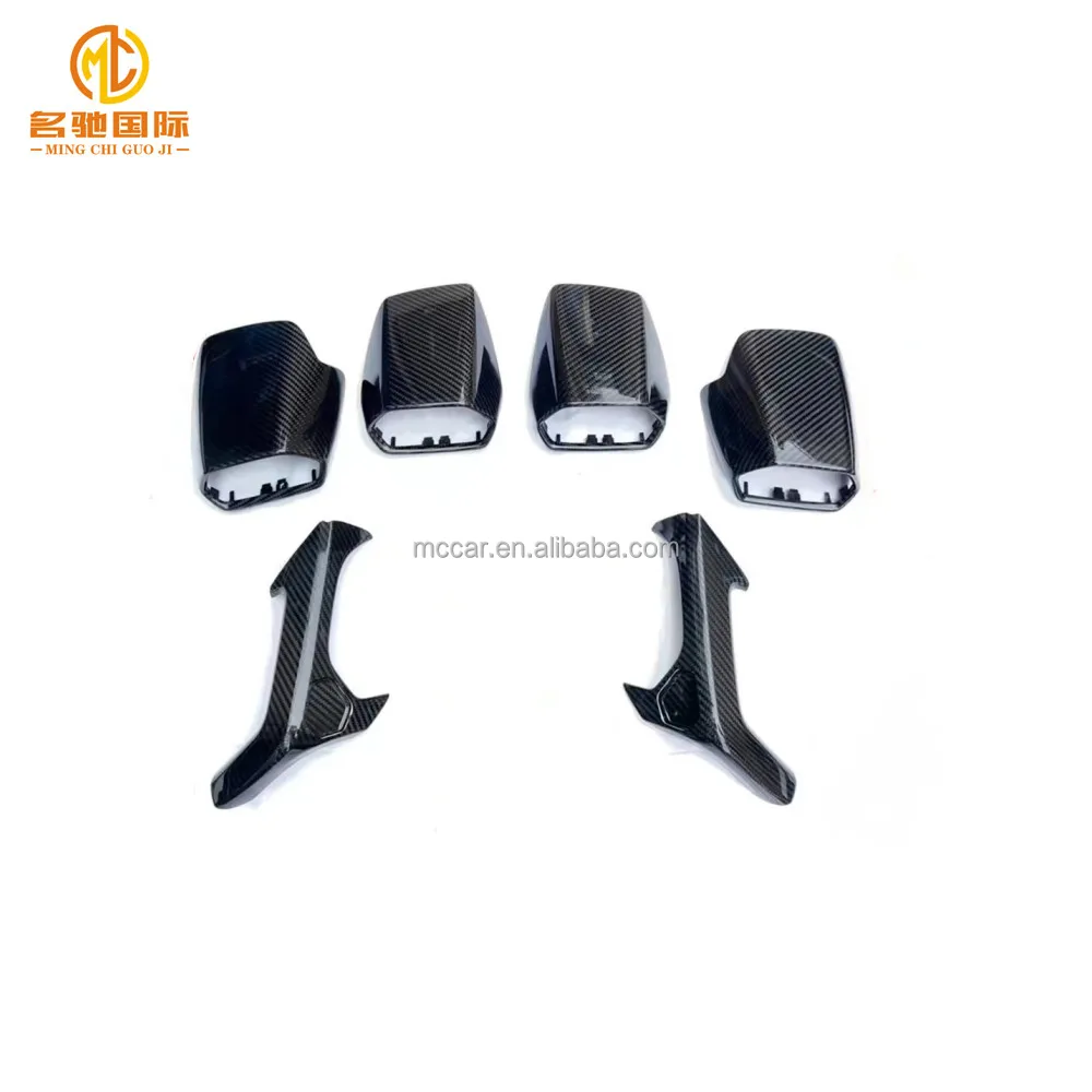 Car Interior Air Conditioner Air Outlet Door Handle For Lamborghini Huracan Lp580 Lp610 Evo Carbon Fiber Interior