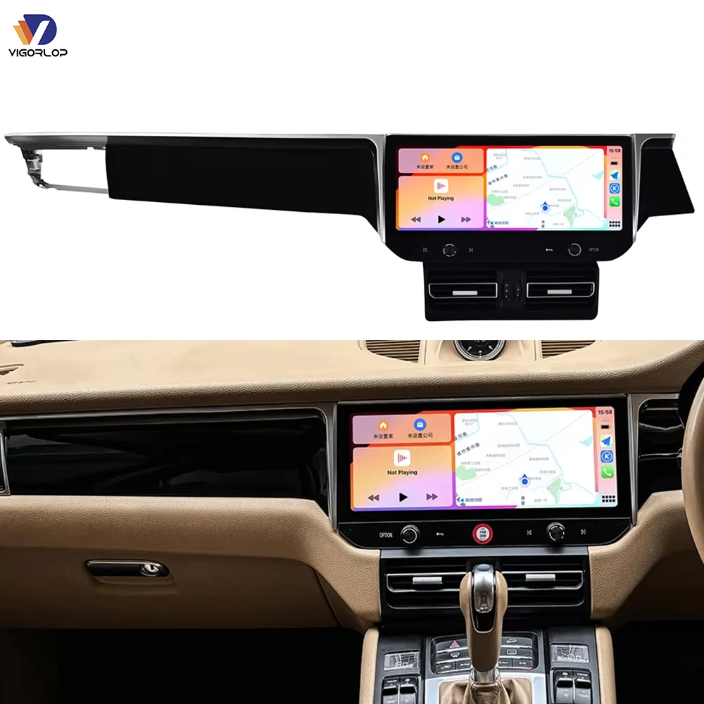 Car Monitor Navigation Stereo Dvd Radio Multimedia Wireless Android Auto Porsche Macan Carplay 12.3 For Porsche Macan 2014-2017