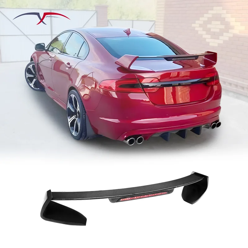 Car Rear Bumper Rear Spoiler Body Kit Decorative Accessories Suitable For Jaguar Xf Spoiler 2008-2015 Body Kit Modified Rs Style