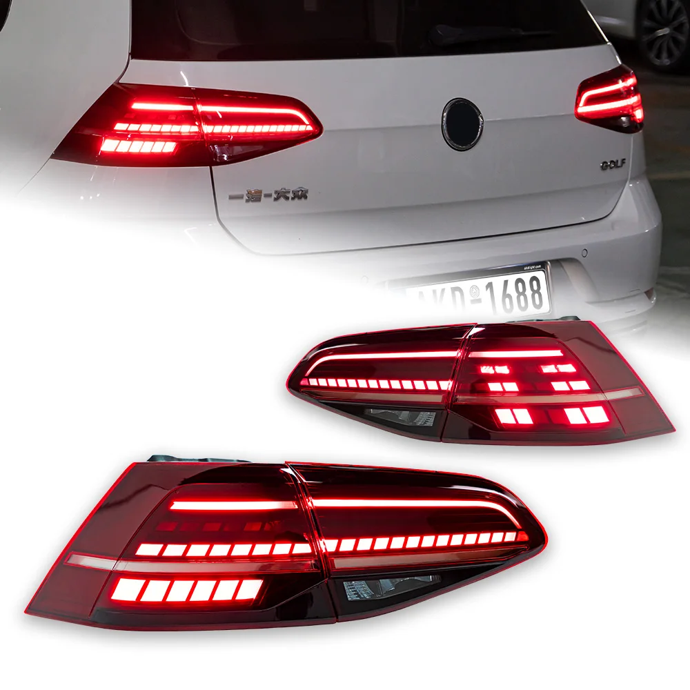 Car Styling Rear Lamp For Golf 7 Led Tail Lights 2013-2020 Golf 7.5 Signal Stop Brake Mk7 Mk7.5 Tsi