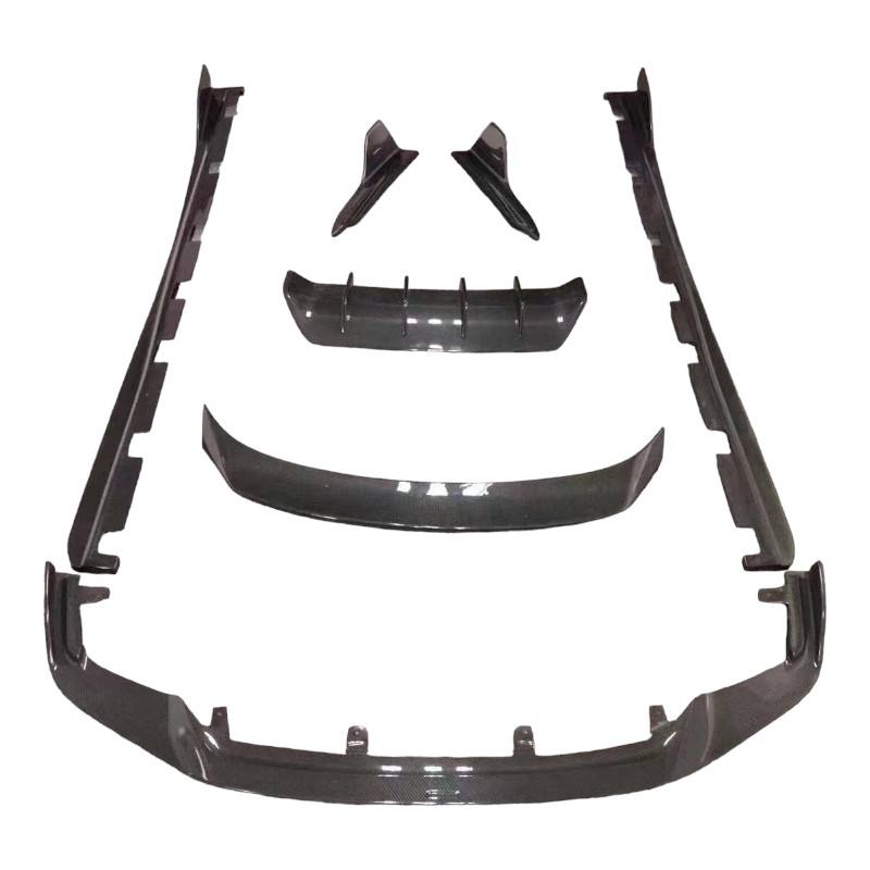 Carbon Fiber Fibre Front Lip Bodykit Front Rear Bumper Lip Side Skirts Fender for Lexus IS 2013-2019