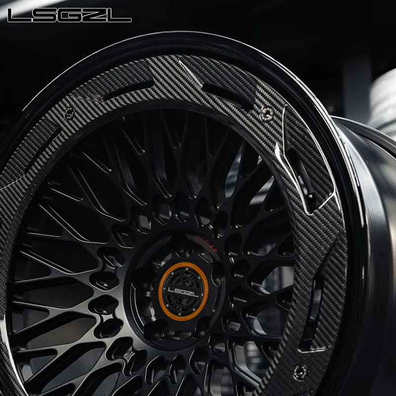 Carbon Fiber Forged Sports Car Forged Wheels Customized Wheels Aluminum Alloy C8 Feerrari 5x130