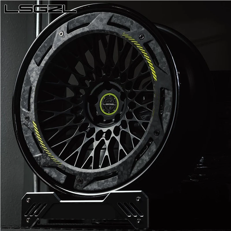 Carbon Fiber High Quality Forged Passenger Car Wheels Aluminum Alloy Monoblock For Rr 5x130 Deep