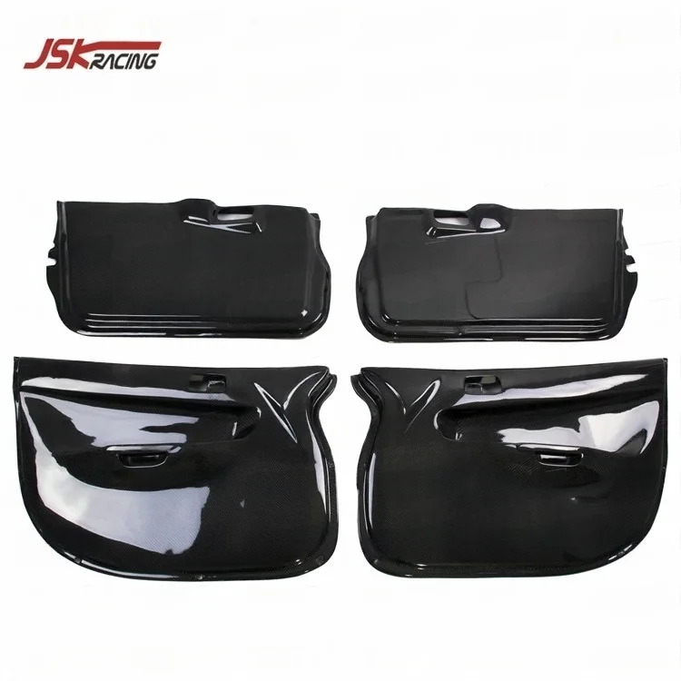 Carbon Fiber Inside Door Plate (4 Pcs) For 2008-2015 Mitsubishi Lancer Evolution Evo 10