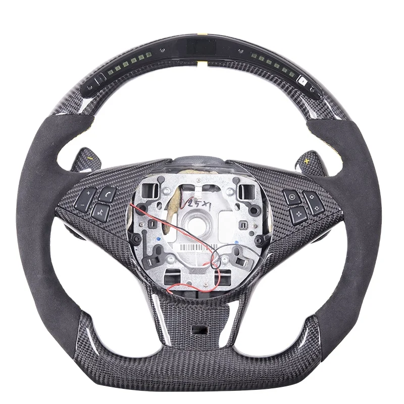 Carbon Fiber/leather/suede Car Steering Wheel For Bmw E60