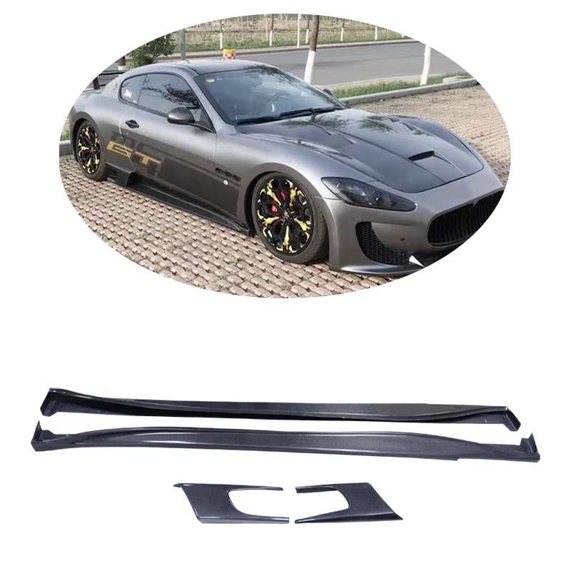 Carbon Fiber Side Skirt Suitable For Maserati Gt 4.2